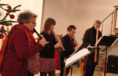 BL-Quartett bei der Weihnachtsvesper 25